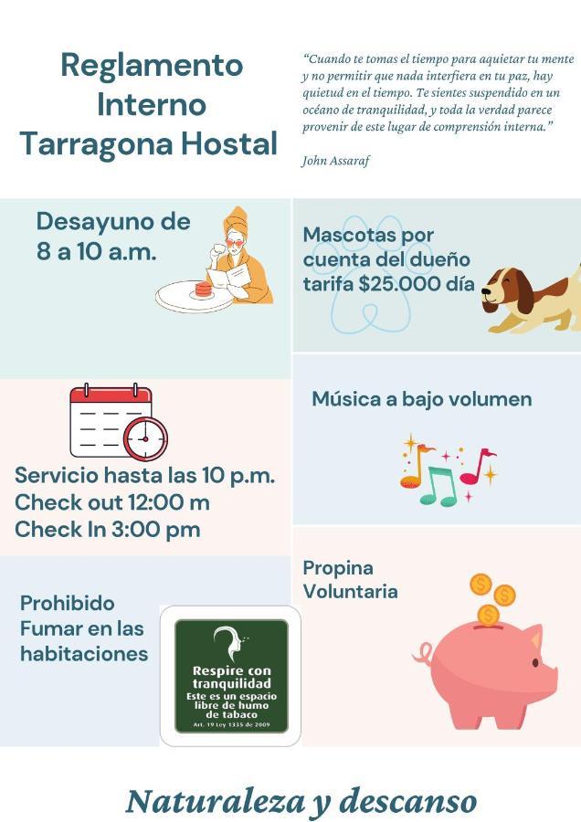 Tarragona Hostal Santa Rosa de Cabal Eksteriør billede